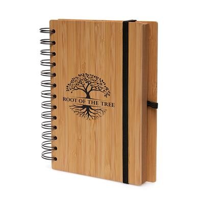 B6 SPIRAL BAMBOO NOTE BOOK