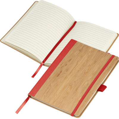BAMBOO NOTE BOOK in Red