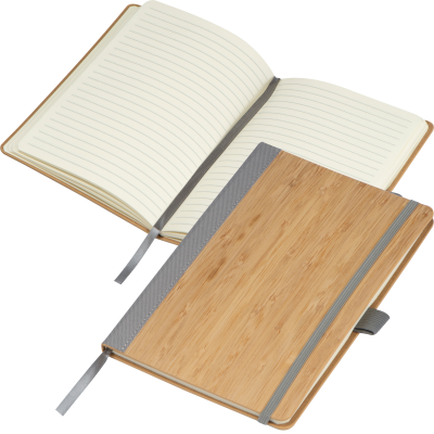 BAMBOO NOTE BOOK in Silvergrey