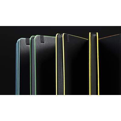 BLACK LASER MEDIUM RULED NOTE BOOK