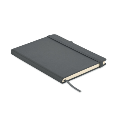 BONDED LEATHER A5 NOTE BOOK in Grey