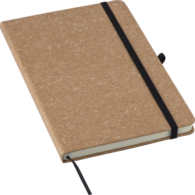 BONDED LEATHER NOTE BOOK (APPROX A5) in Brown