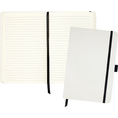 BROADSTAIRS ECO A5 KRAFT PAPER NOTE BOOK in White