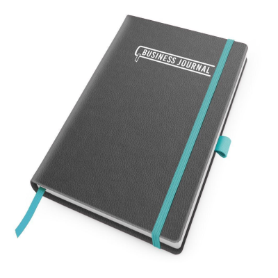 BUSINESS PLANNER with Elastic Strtap & Pen-Loop in Recycled Como in a Choice of 8 Colours