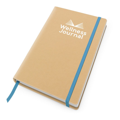 CAFECO RECYCLED A5 WELLNESS JOURNAL with Elastic Strap
