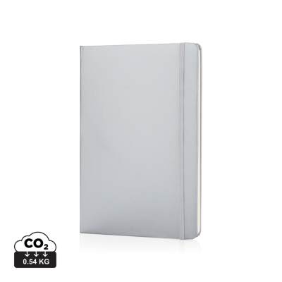 CLASSIC HARDCOVER NOTE BOOK A5 in Silver