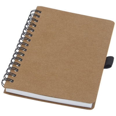 COBBLE A6 WIRE-O RECYCLED CARDBOARD CARD NOTE BOOK with Stone Paper