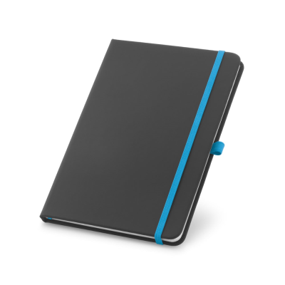 CORBIN A5 NOTE BOOK in PU with Lined x Sheet in Light Blue