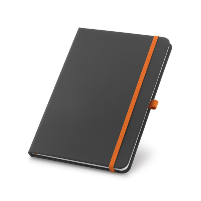 CORBIN A5 NOTE BOOK in PU with Lined x Sheet in Orange