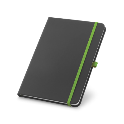 CORBIN A5 NOTE BOOK in PU with Lined x Sheet in Pale Green