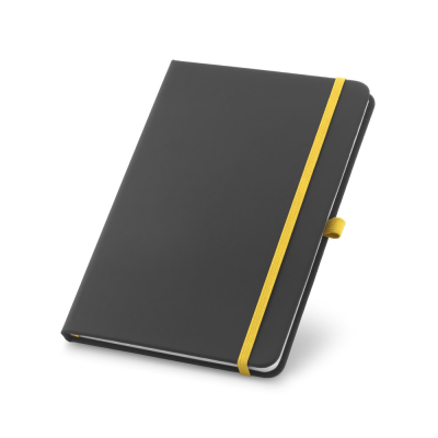 CORBIN A5 NOTE BOOK in PU with Lined x Sheet in Yellow