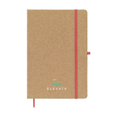 CORKNOTE A5 NOTE BOOK in Red