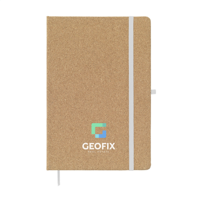 CORKNOTE A5 NOTE BOOK in White