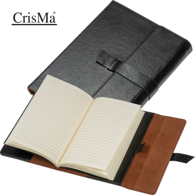 CRISMA NOTE BOOK A5 with Lined Pages in Black 