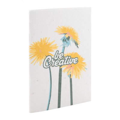 CUSTOM SEEDS PAPER NOTE BOOK in White