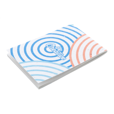 CUSTOM SEEDS PAPER NOTE BOOK in White