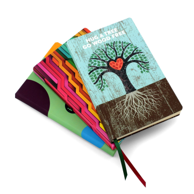 DESIGNER FULL COLOUR A5 CASEBOUND NOTE BOOK