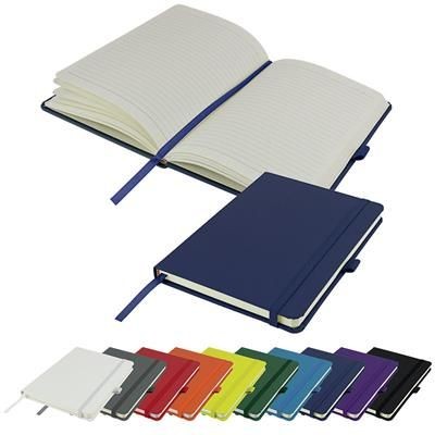 DIMES A5 LINED SOFT TOUCH PU NOTE BOOK 196 PAGES in Navy
