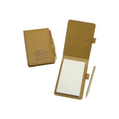 ECO NATURAL LEATHER MINI NOTE PAD