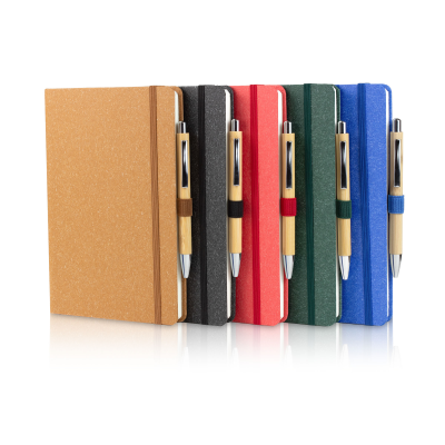 ENVIROBOOK A5 FSC & AMICA BALL PEN SET