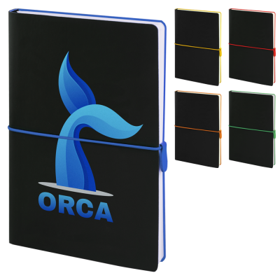 EU MANUFACTURED SORRENTO A5 FSC FLEXIBLE COVER NOTE BOOK
