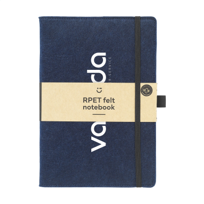 FELTY GRS RPET PAPER NOTE BOOK A5 in Dark Blue