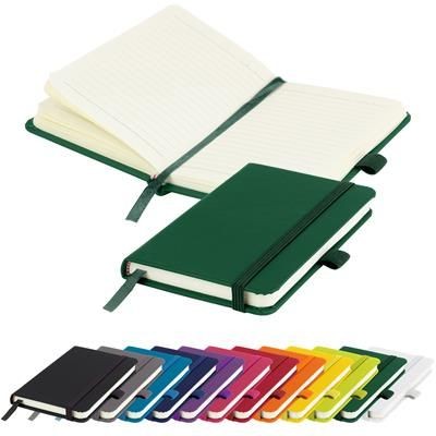 FULL COLOUR PRINTED MORIARTY A6 LINED SOFT TOUCH PU NOTE BOOK 196 PAGES in Green
