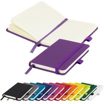 FULL COLOUR PRINTED MORIARTY A6 LINED SOFT TOUCH PU NOTE BOOK 196 PAGES in Purple