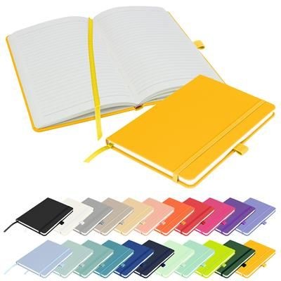 FULL COLOUR PRINTED NOTES LONDON - WILSON A5 FSC NOTEBOOK in Yellow