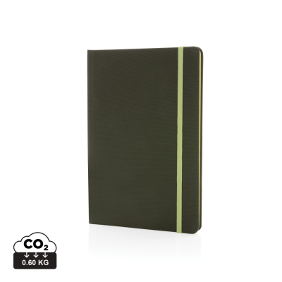GRS CERTIFIED RPET A5 NOTE BOOK in Green, Green