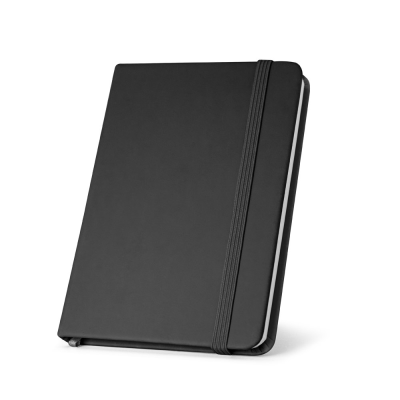 HEMINGWAY A5 PU NOTE PAD with Plain x Sheet in Black
