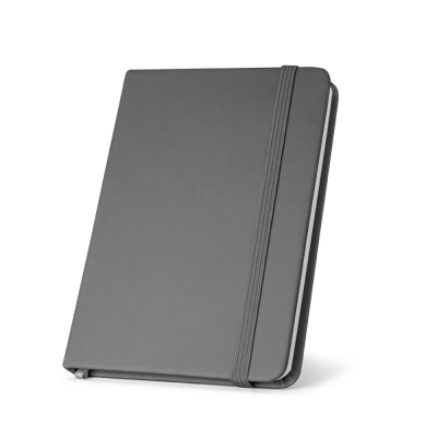 HEMINGWAY A5 PU NOTE PAD with Plain x Sheet in Grey