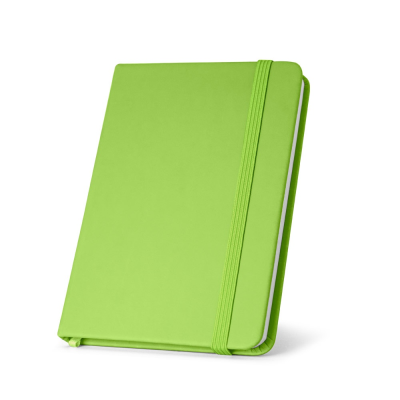 HEMINGWAY A5 PU NOTE PAD with Plain x Sheet in Pale Green