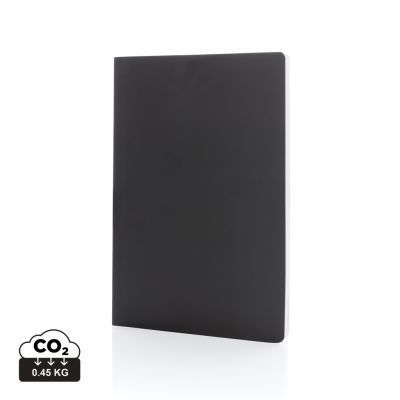 IMPACT SOFTCOVER STONE PAPER NOTE BOOK A5 in Black