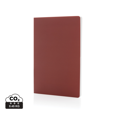 IMPACT SOFTCOVER STONE PAPER NOTE BOOK A5 in Red