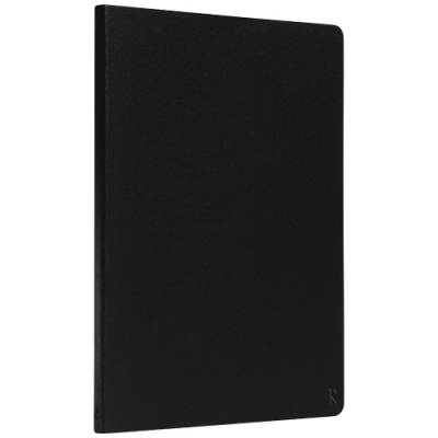 KARST® A5 SOFTCOVER NOTE BOOK - LINED in Solid Black