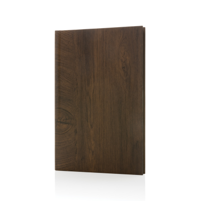 KAVANA WOOD PRINT A5 NOTE BOOK in Dark Brown