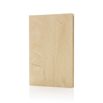 KAVANA WOOD PRINT A5 NOTE BOOK in Light Brown