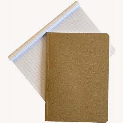 KRAFT-E RECYCLED FLEXI A5 NOTE BOOK