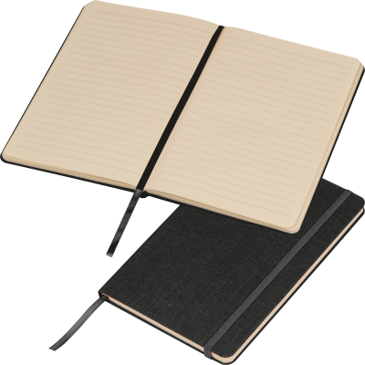 LINED NOTE BOOK ALGIERS in Black 