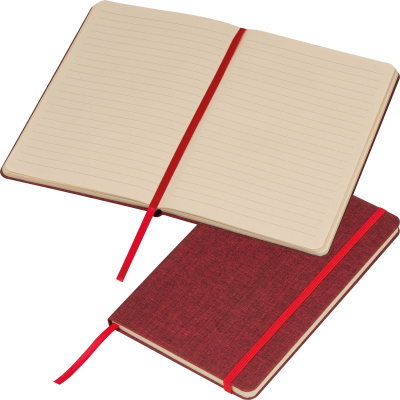 LINED NOTE BOOK ALGIERS in Red 