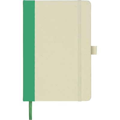 MAXTON ECO SUGARCANE A5 NOTE BOOK in Nat & Green