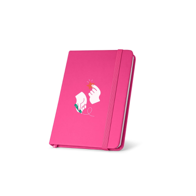 MEYER POCKET NOTE BOOK in PU with Plain x Sheet in Pink