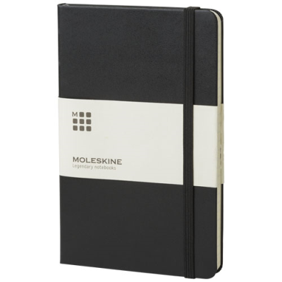 MOLESKINE CLASSIC M HARD COVER NOTE BOOK - RULED in Solid Black