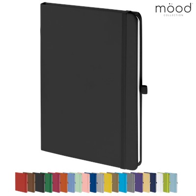 MOOD A5 FSC SOFT FEEL NOTE BOOK BLACK