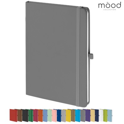 MOOD A5 FSC SOFT FEEL NOTE BOOK DARK GREY