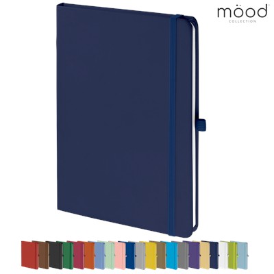 MOOD A5 FSC SOFT FEEL NOTE BOOK NAVY BLUE
