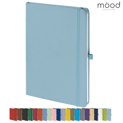 MOOD A5 FSC SOFT FEEL NOTE BOOK PASTEL LIGHT BLUE