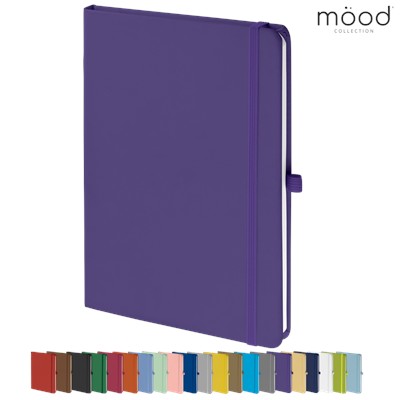 MOOD A5 FSC SOFT FEEL NOTE BOOK PURPLE