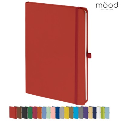 MOOD A5 FSC SOFT FEEL NOTE BOOK RED